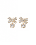 The Royal Ribbon Pearl & Crystal Earrings