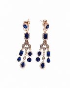 The Imperial Sapphire Chandelier Earrings