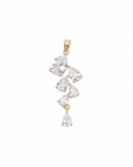 The Cascading Teardrop Cluster Pendant