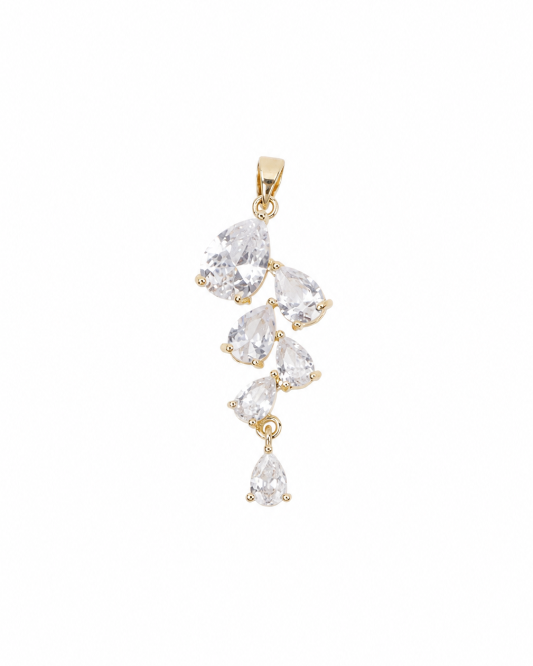 The Cascading Teardrop Cluster Pendant