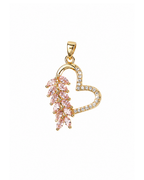 The Blushing Vine Heart Pendant