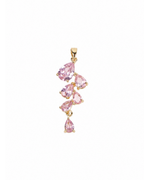 The Cascading Teardrop Cluster Pendant