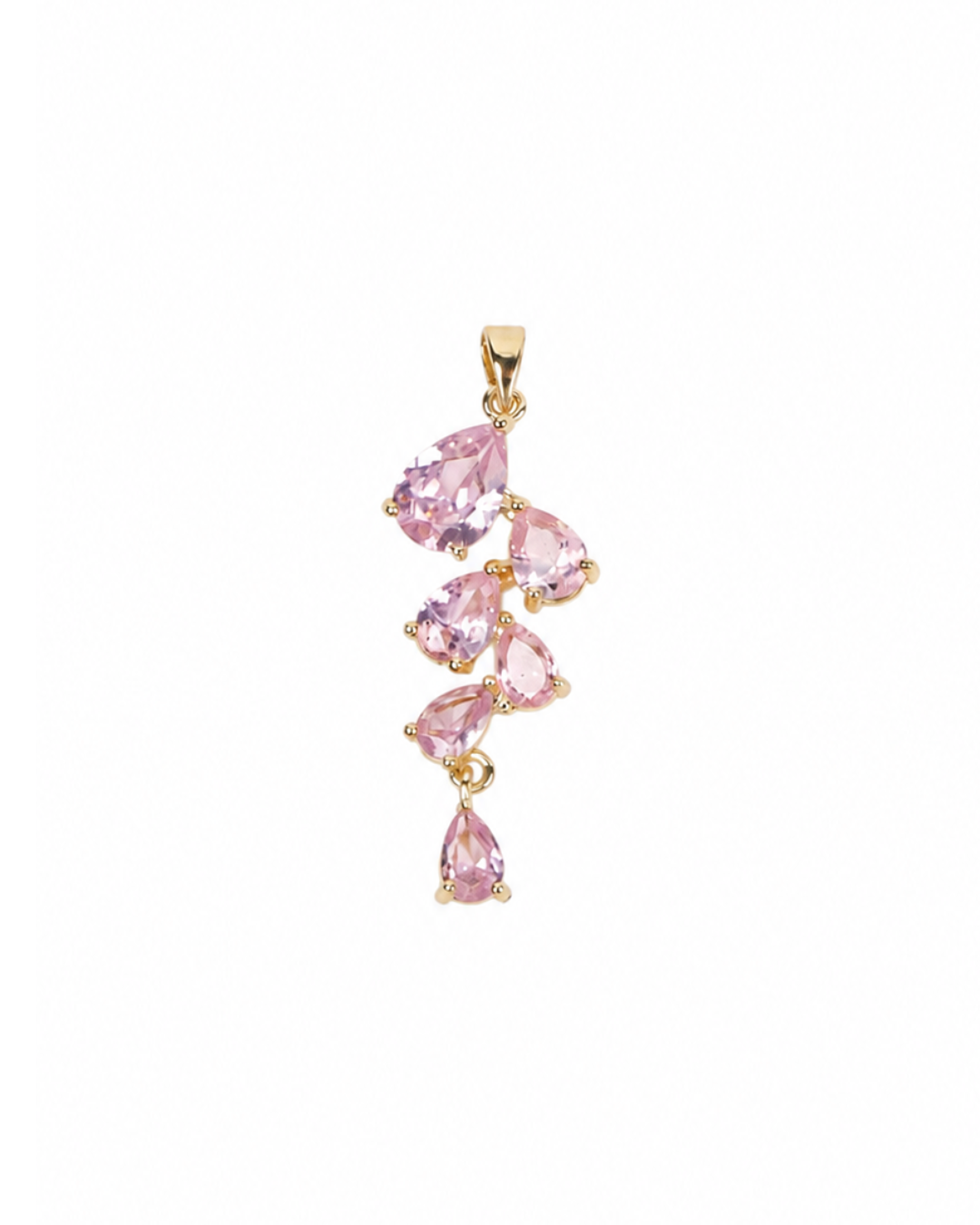 The Cascading Teardrop Cluster Pendant