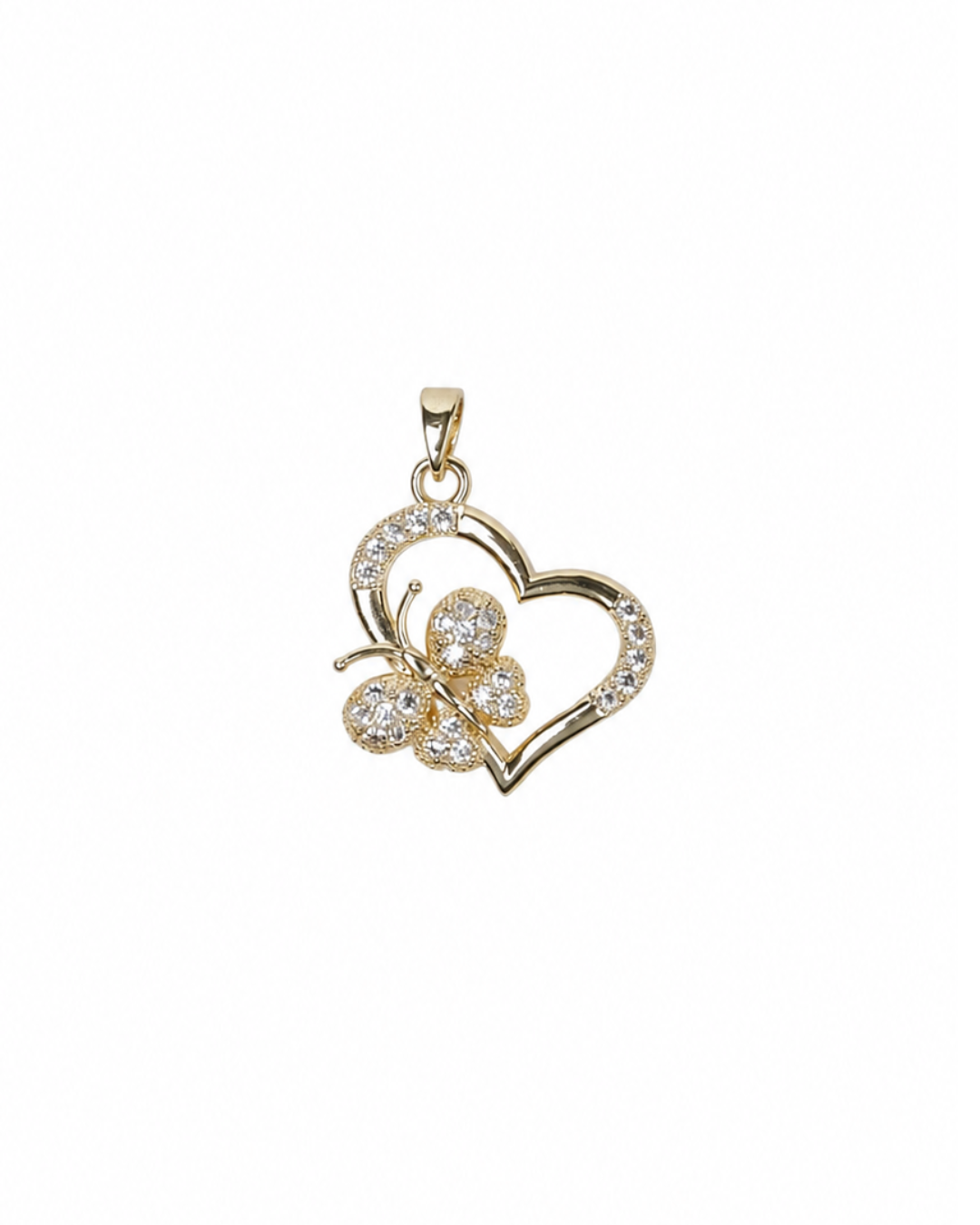 The Fluttering Heart Butterfly Pendant
