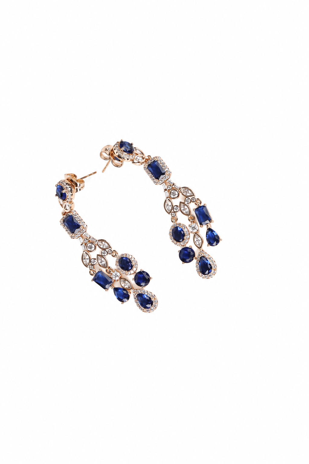 The Imperial Sapphire Chandelier Earrings