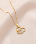 The Fluttering Heart Butterfly Pendant