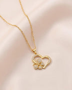 The Fluttering Heart Butterfly Pendant