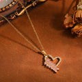 The Blushing Vine Heart Pendant